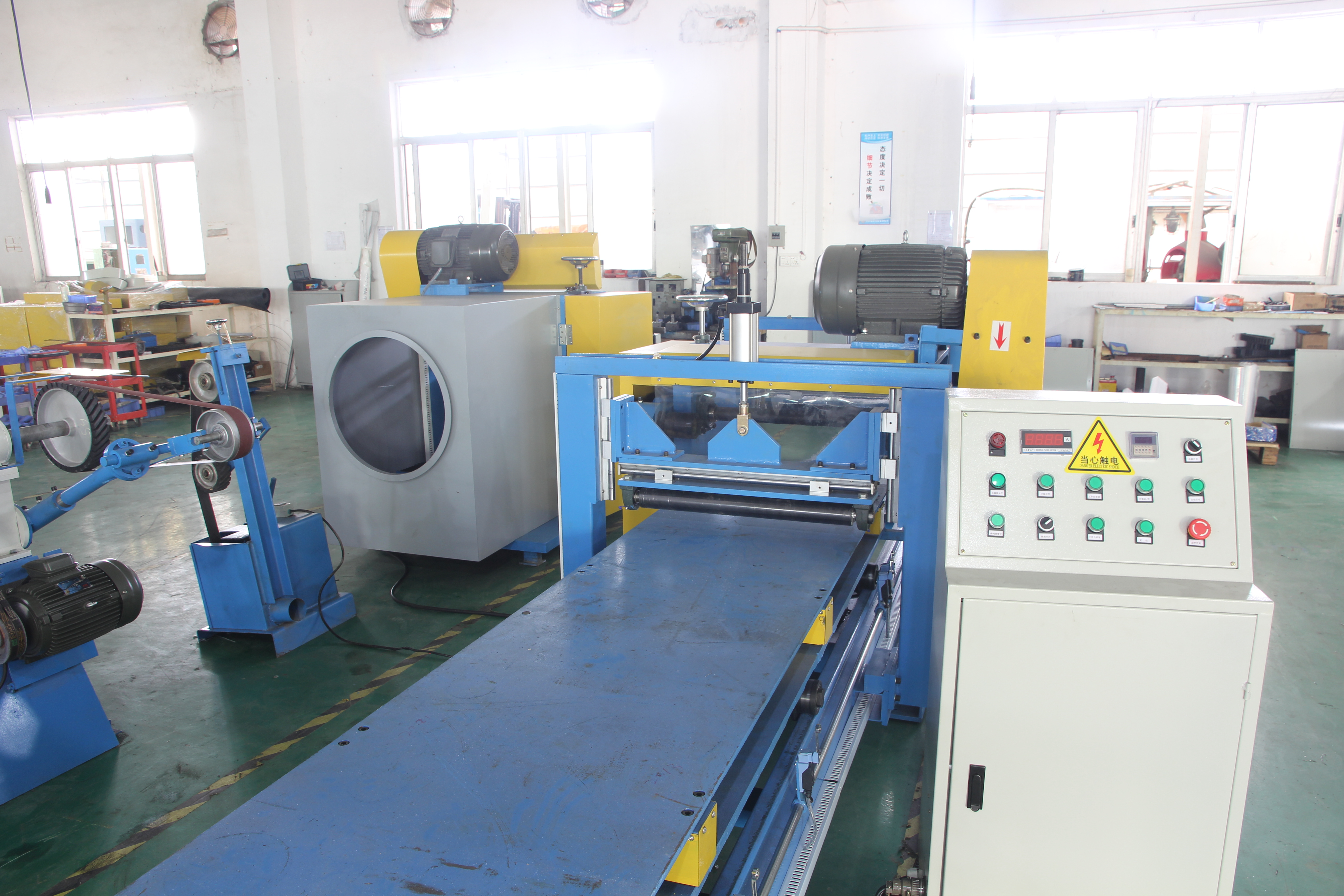 Stainless Steel Plane Polishing Machine PLC Automatic 3m Travel 415V