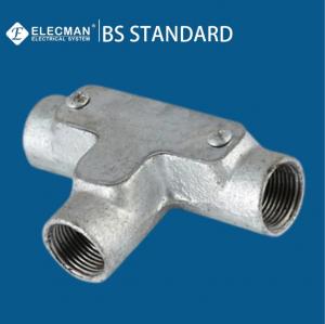 Wholesale Galvanized BS4568 20mm-25mm Inspection Tee 90 Degree Type from china suppliers