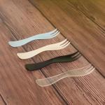 Ice Cream Spoon Fork Knife Plastic Ice Cream Colors Spoons Yellow Black