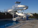 OEM Amusement Aqua Park Swimming Pool Water Ride Fiberglass Slide For Outdoor