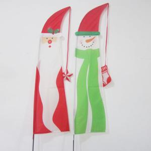 Wholesale Christmas Bali Flag Santa Claus and snowman from china suppliers