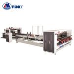 380V 220V Carton Box Folder Gluer Machine , 2400mm Automatic Carton Folding