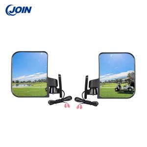 China Rotatable Universal Side Mirror Golf Cart LED Rear View Mirror ODM on sale