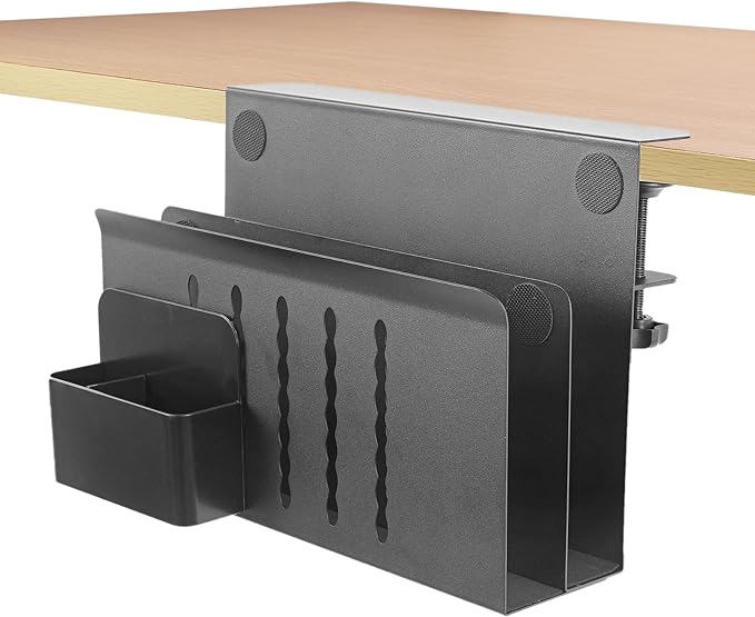 Convenient Clamp on Desk Organizer for Storing Books Tablets and Office Supplies