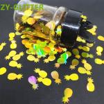 Party Supplies Handcraft Glitter Pineapple Shapes Kids Paint Glitter Ananas