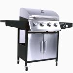 Customized Logo Acceptable 4 1 Stainless Steel Grill Propane BBQ Gas Grill for