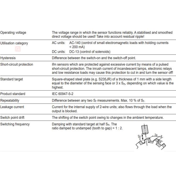 IFM Inductive Proximity Sensor IB0016 IBE2020-FBOA Cylindrical Shell
