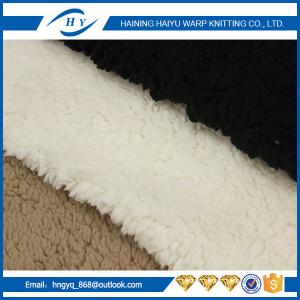Wholesale 100% polyester warp sherpa fabric with sherpa fleece fabric from china suppliers