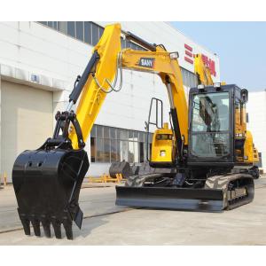 Wholesale SANY SY75C Small Excavator Digging Machine / 7 Ton Road Construction Equipment from china suppliers