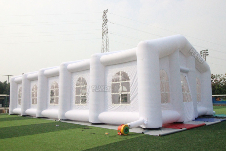 Customized Outdoor Inflatable Marquee Tent Camping Cube Tent Party Event Wedding Tent With LED Light