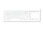 Medical Enclosure Capacitive Glass Touch Keyboard , Two Fingers Wireless Touch