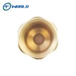 Lathe 5Axis Precision Brass Turned Parts , Electrophoresis Brass Machined