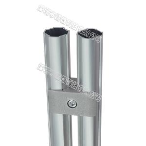 Wholesale Sandblasting Aluminum Pipe Joint Parallel Holding Plate External Connector from china suppliers