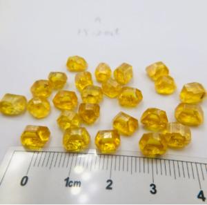 Wholesale 0.5-6ct Synthetic uncut diamond Yellow Hpht Rough Diamonds Synthetic Rough Uncut Diamond Price Per Carat lab grown diamond for jewelry yellow rough from china suppliers