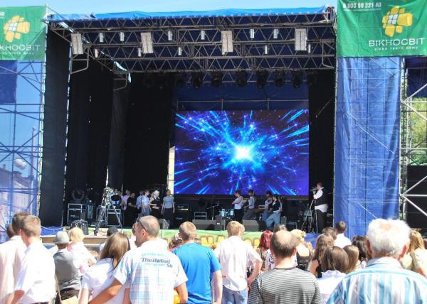 Outdoor Waterproof SMD Rental LED Display , P8 Stage LED Screen 640*640mm