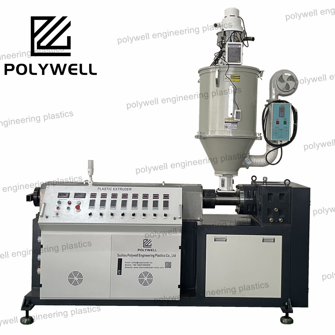Single Screw Nylon Thermal Break Strip Produce Machine Polyamide Profile Extrusion Equipment