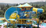 Customized Fiberglass Water Slides for Family / Aqua Play Water Park