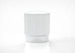 Luxury Zamac Creative Vertical Stripe Style Perfume Bottle Cover 15Mm Gold Metal
