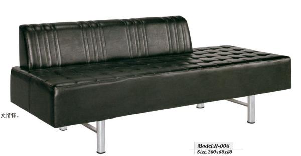 waiting chair for hair salon /long bench / leather sofa with competitive price H