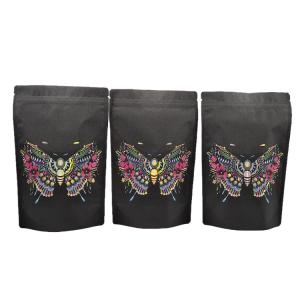 Wholesale Wholesale Custom Eco Friendly Kraft Paper Packaging Bag with Spot UV Resealable Mylar Bags for Spice Protein Powder from china suppliers