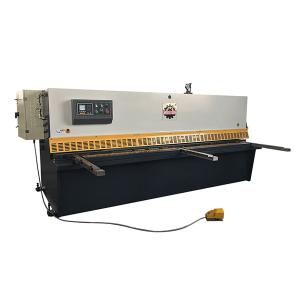Wholesale Steel Swing Beam CNC Electric Oli Mix Servo Cutting Hydraulic Plate Shearing Machine 4x3200mm from china suppliers