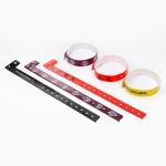 Customized Logo Vinyl PVC L-Shaped Entertainment Wristbands for Conferences