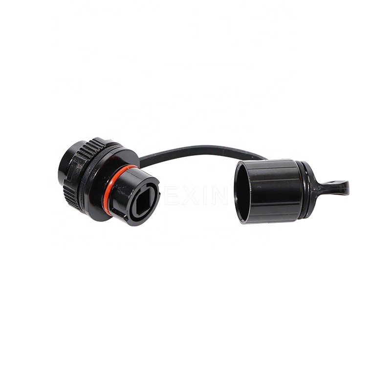 Outdoor IP68 Fiber Optic Adaptor 4.8mm Singlemode Waterproof SC Mini