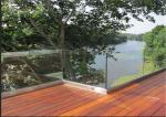 Outdoor Decking Frameless Glass Railing DIY Installation CE Certificated