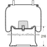 Y507782 Natural Rubber Air Spring/ 1R14-758 Air Suspension Spring Parts For OEM