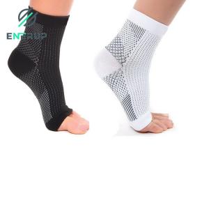 Wholesale White Football Ankle Compression Socks XL Toeless Support Socks from china suppliers