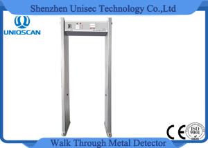Wholesale Full Body Multi Zone Metal Detector Walk Through Safety Gate For Jail Metro , High Sensitivity from china suppliers