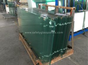 China Horizontal Flat  Tempered Safety Glass Furniture Decorative Glass Panels on sale