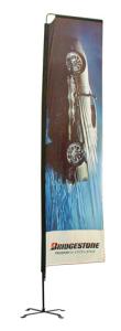 Wholesale Promotional Feather Flag Banners Block Shape Different Base Aluminum Pole from china suppliers