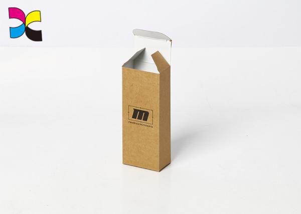 Kraft Paper Custom Packaging Boxes Print Black Simple Rectangle Cigarette