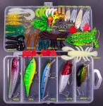 Metal Jig Spoons Fishing Lures Set Anti Corrosion 17 - 73 PCS