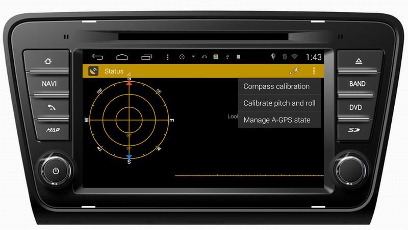 ouchuangbo car dvd head unit s160 android 4.4 for Skoda Octavia 2013 with auto gps radio iPod BT wifi 3g