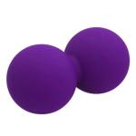 Custom yoga shoulder neck physical Massage therapy ball peanut roller silicone