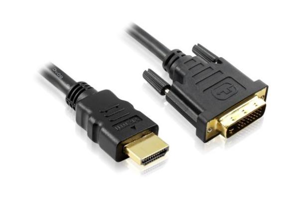 Gold plated 1.5ft HDMI digital video cable HDMI/dvi Male to Male cable,DVI 24+1