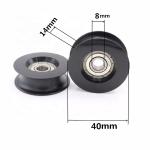 608Z Small Plastic Pulley Wheels For Sliding Door 696zz 626zz Bearing
