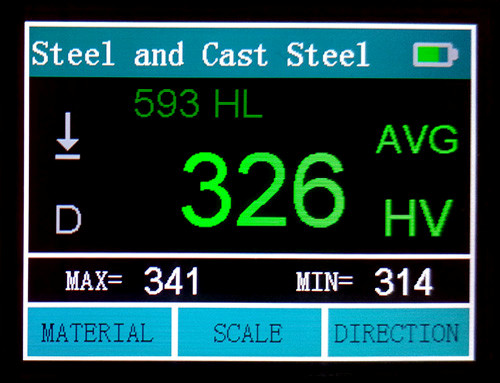 Clear Display Digital RHL-170 HUATEC Surface Hardness Tester