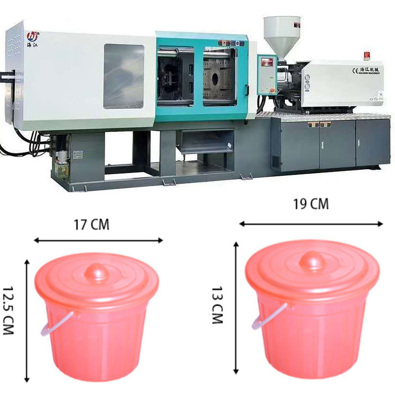 Hydraulic 159Mpa Plastic Injection Molding Machine 0-185Rpm Speed 180Mm Mold Depth