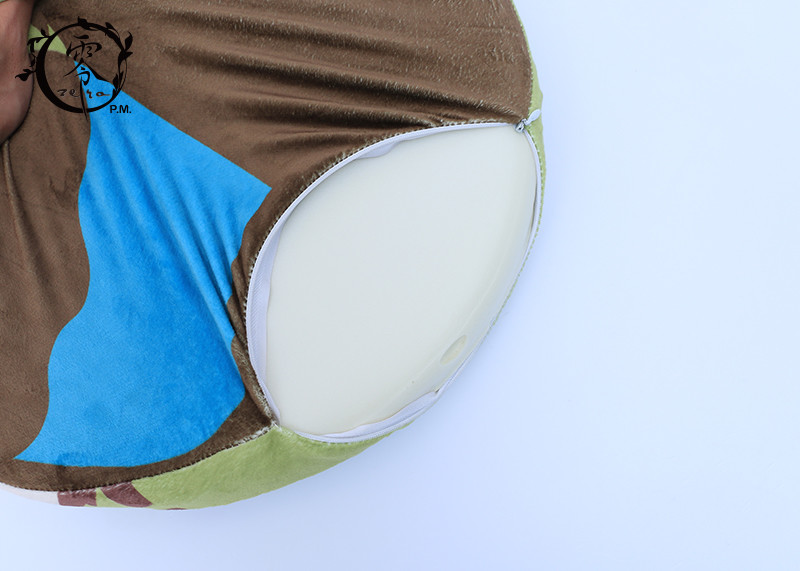 Sunset Sunrise Decorative Cushions Pillows Soft Round For Seat Short Plush Lumbar Support