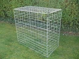 China Silver Pvc Coated Wire Gabion Baskets 1mx1mx1m on sale