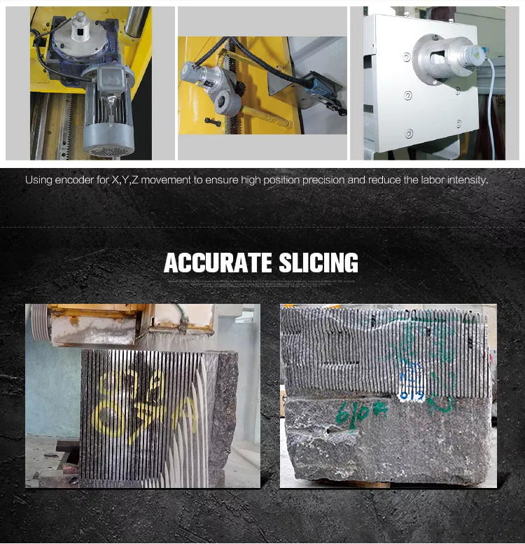 2500 Blade Bridge Type Hydraulic Up And Down Stone Cutting Machine