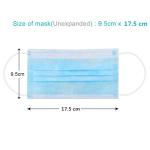 CE approval BFE 95% 3 ply disposable earloop medical surgical face mask for