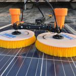Artificial Control Rotary Brush for Washing Photovoltaic Farms Windows Glass
