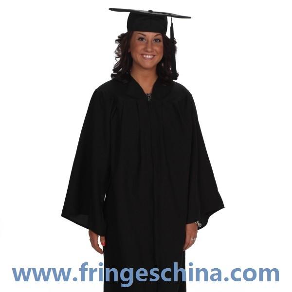Custom College/University Graduation Gown-100% Matte Polyester Customized