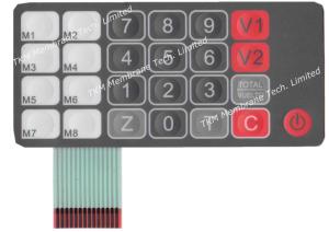 Wholesale Industrial Controller Membrane Switch Keypads / Flexible Remote Control Panel from china suppliers