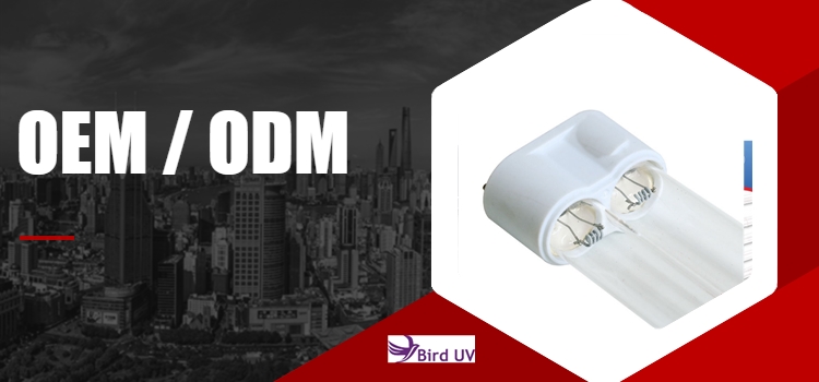 Quartz Tube 95W H Shape 17mm UVC Germicidal Lamps