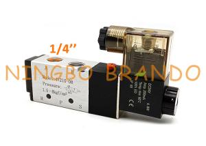 Wholesale 1/4'' 4V210-08 5/2 Way Single Solenoid Pneumatic Air Control Valve from china suppliers